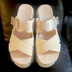 Uggs platform slip on